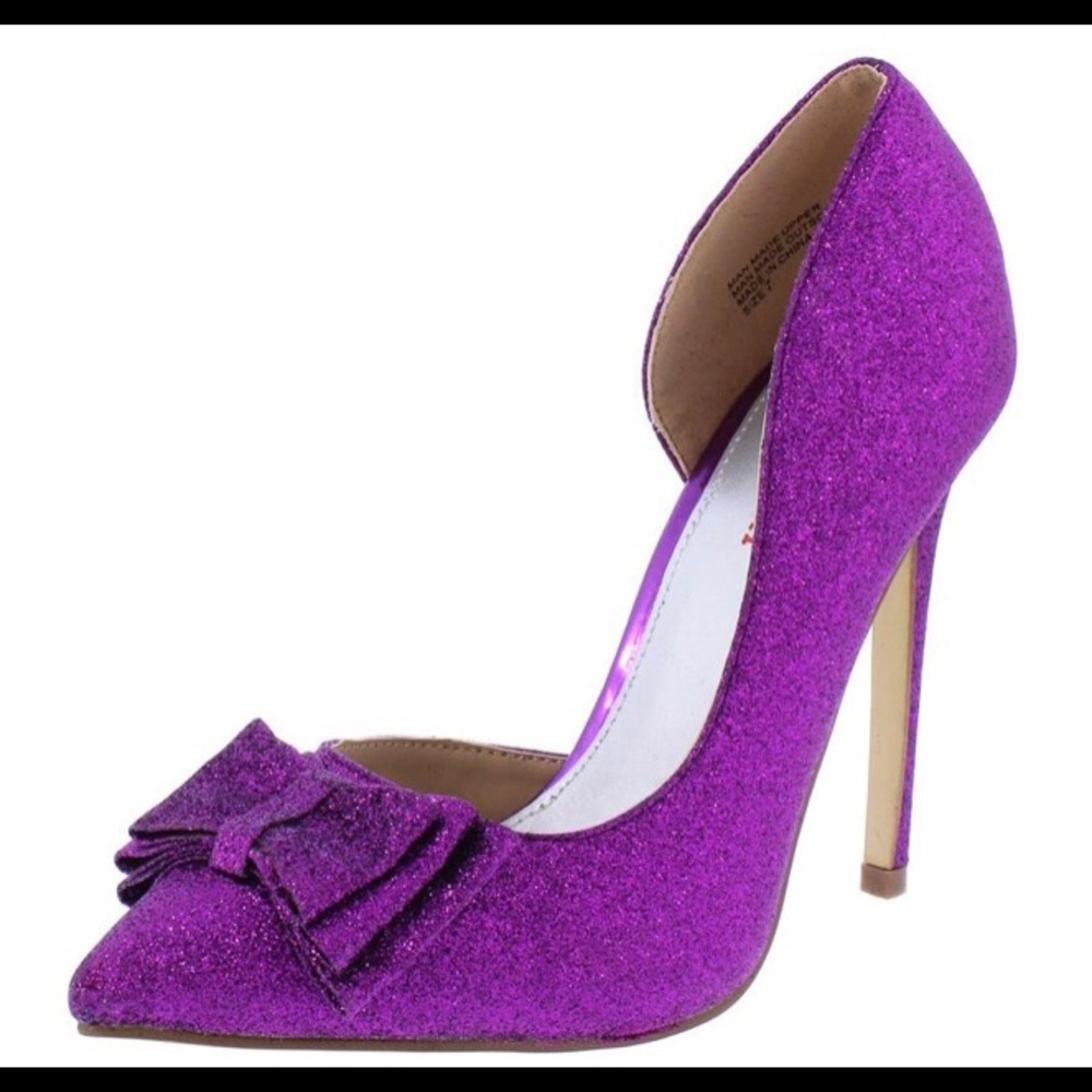 New arrival The Glitter purple stiletto